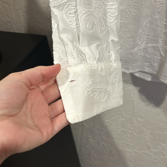 Zara textured white top - Picture 4 of 5